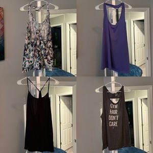 Lot of (4) Old Navy tank tops. Size xxl.